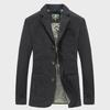 Chaqueta de Solapa de Algodón Puro para Hombre, Talla Grande, Traje Casual Versátil, Modelo 817 Primavera/Otoño 2021