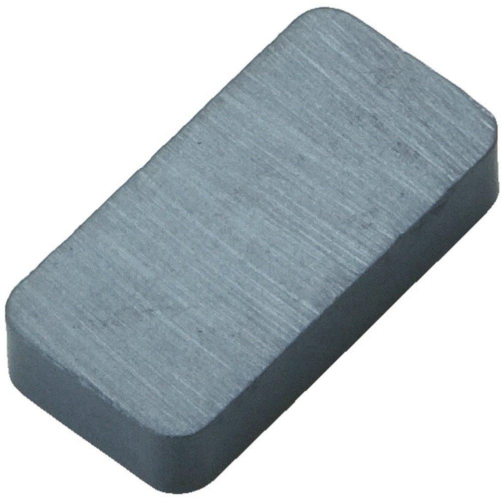 TRUSCO Ferrite 40mm x 12mm x Pack of Magnets, 6mm, 10, TF40K-10P