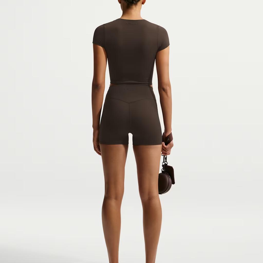 Nike Skims Matte Corset Dri-Fit Short Sleeve Fitness Top Women Tops IU2201-233