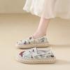 CRLAYDK Classic Loafers for Women Slip On Espadrilles Dressy Casual Lightweight Shoes Ladies Breathable Printed Soft Flats
