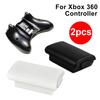 2Pcs AA Battery Plastic Hard Back Cover Case Protector for Xbox 360 Controller