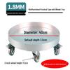 Movable Round Metal Plant Caddy with Wheels