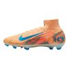 Kylian Mbappé x Mercurial Superfly 10 Elite Nuanță Pepene Galben/Igloo/Turcoaz Neo Ghete Unisex Portocaliu FQ8692-801