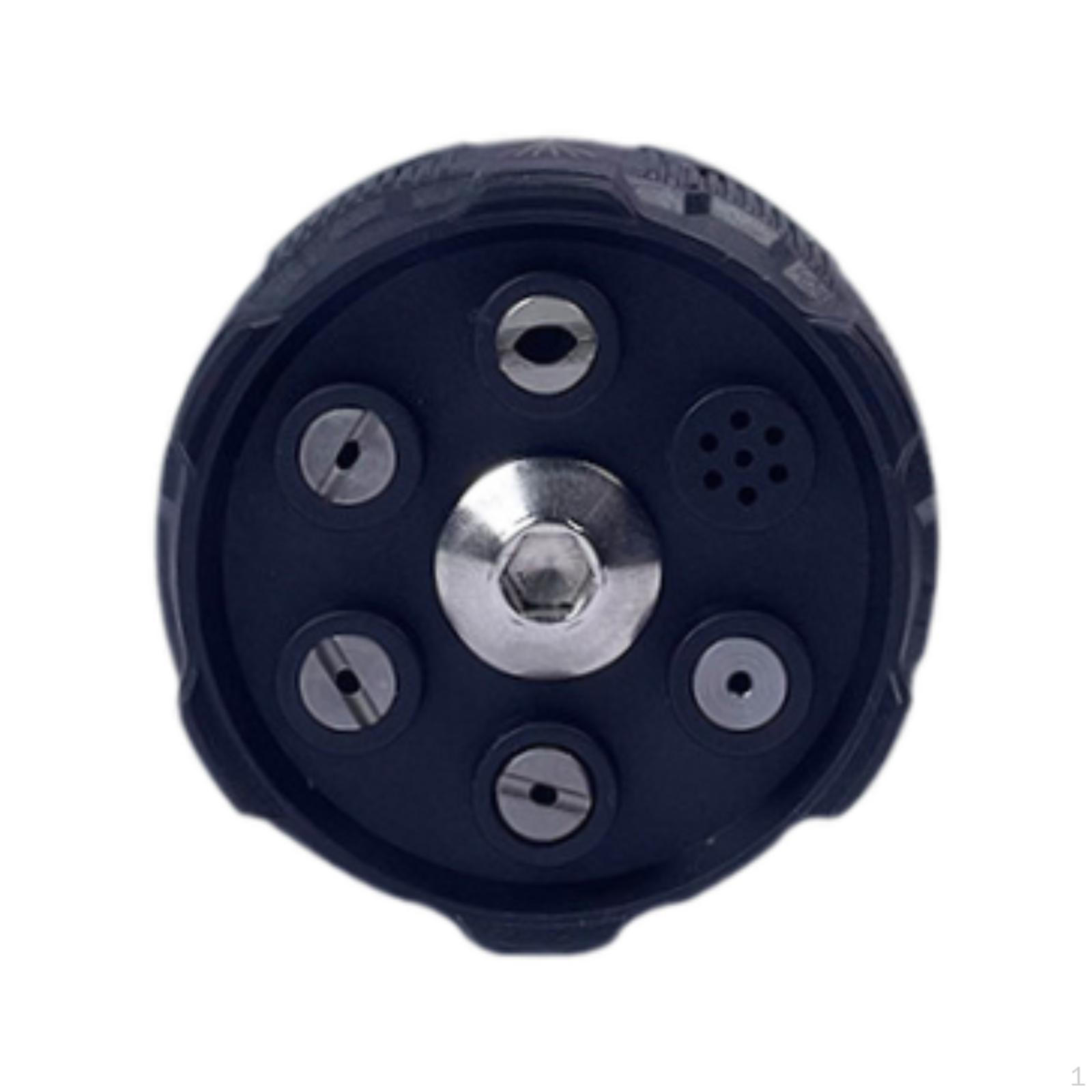

1/4 Inch Quick Connect Nozzle for High Pressure Washer with 6 Functionality Options Garden Use чорний