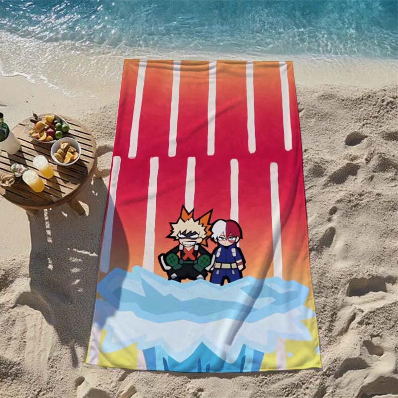 1pc M-My Hero Academia Microfiber Beach Towel Quick Dry Super Absorbent Sand Free Soft Oversized Bath Towels Gym Sports Towel