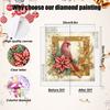 Xmas 5D DIY Diamond Art Painting Kits for Home Office Wall Decor DIY Gem Art Diamond Painting Kits Diamond Dots Gem Art 30x30cm
