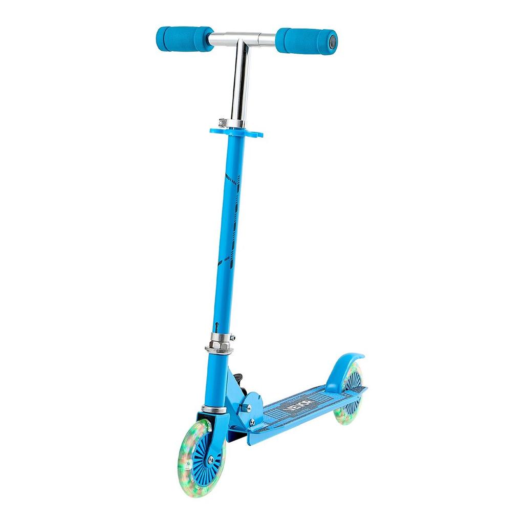 Kick Scooter for Kids Ages 3+, 2-Wheel Toddler Scooter with Light-Up Wheels, Adjustable Height Handlebar, Wide Anti-Slip Deck, Foldable Lightweight