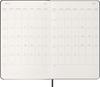 Moleskine 2026 January Daily Large Size x DHB12DC3Y26 Planner, Start, 12-Month Diary, (13cm 21cm), Hardcover, Black,