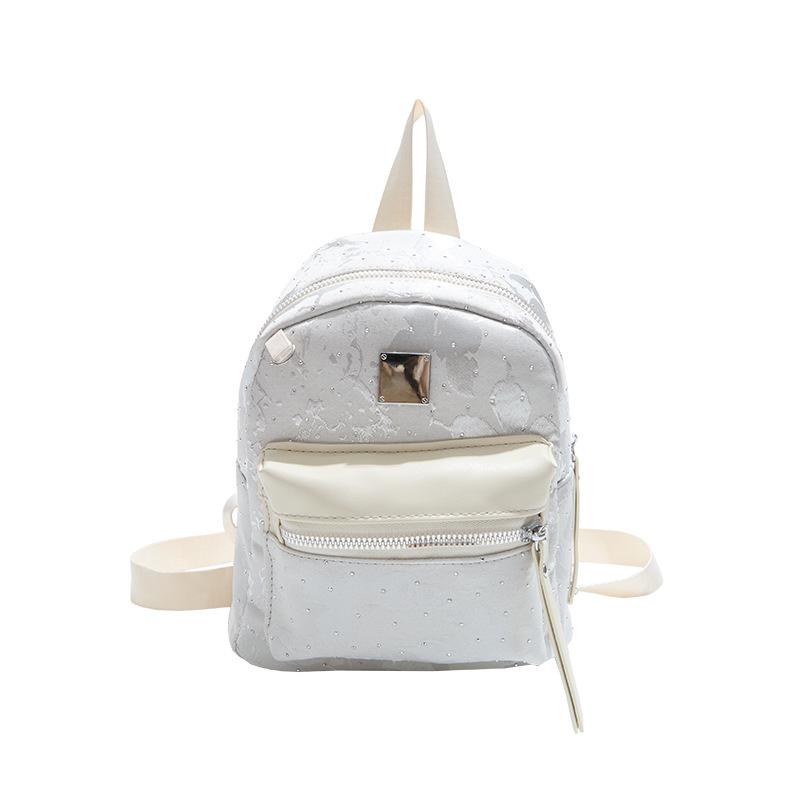 

Retro niche design small backpack 2025 new simple fashion handbag college student schoolbag going out backpack
