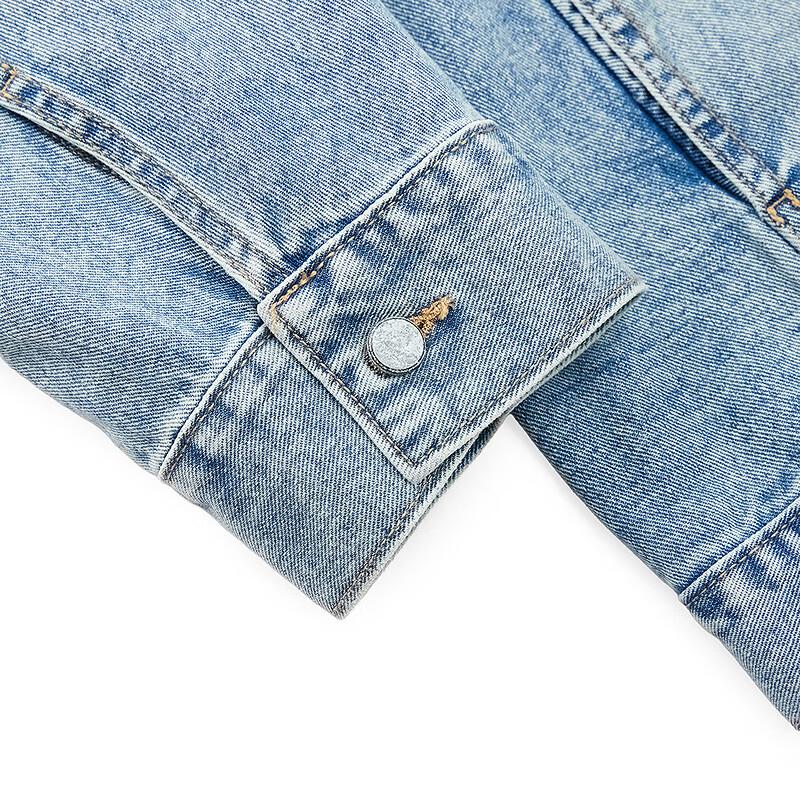 JNBY Lapel Collar Denim Jacket