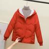Women’s Short Hooded Windproof Thicken Warm Winter Jacket With Big Pocekt