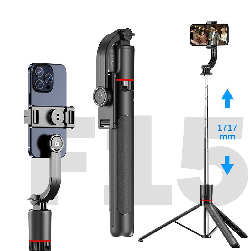 F15 1717mm Extendable Selfie Stick Tripod Rotatable Detachable with Wireless Remote Control