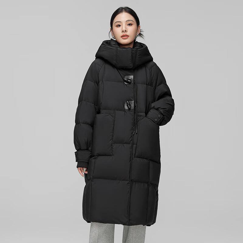XueZhongFei Women's Hooded 90% Down Long Parka