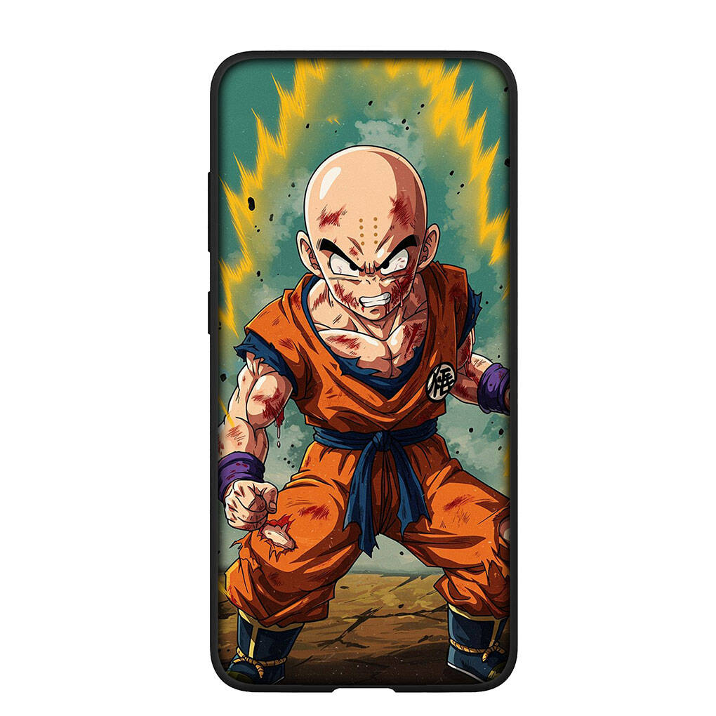 Phone Case for iPhone 17 15 16 Plus Xiaomi Poco X7 X6 F8 F7 C85 C75 C71 Redmi Note 14 12 11 13 Pro Max A4 14C 13C 15C krillin Anime Dragon Gokus Ball