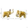 Decor Statue for Bookshelf TV Stand Decoration, Resin Animal Sculpture Crafts Gift Friend,