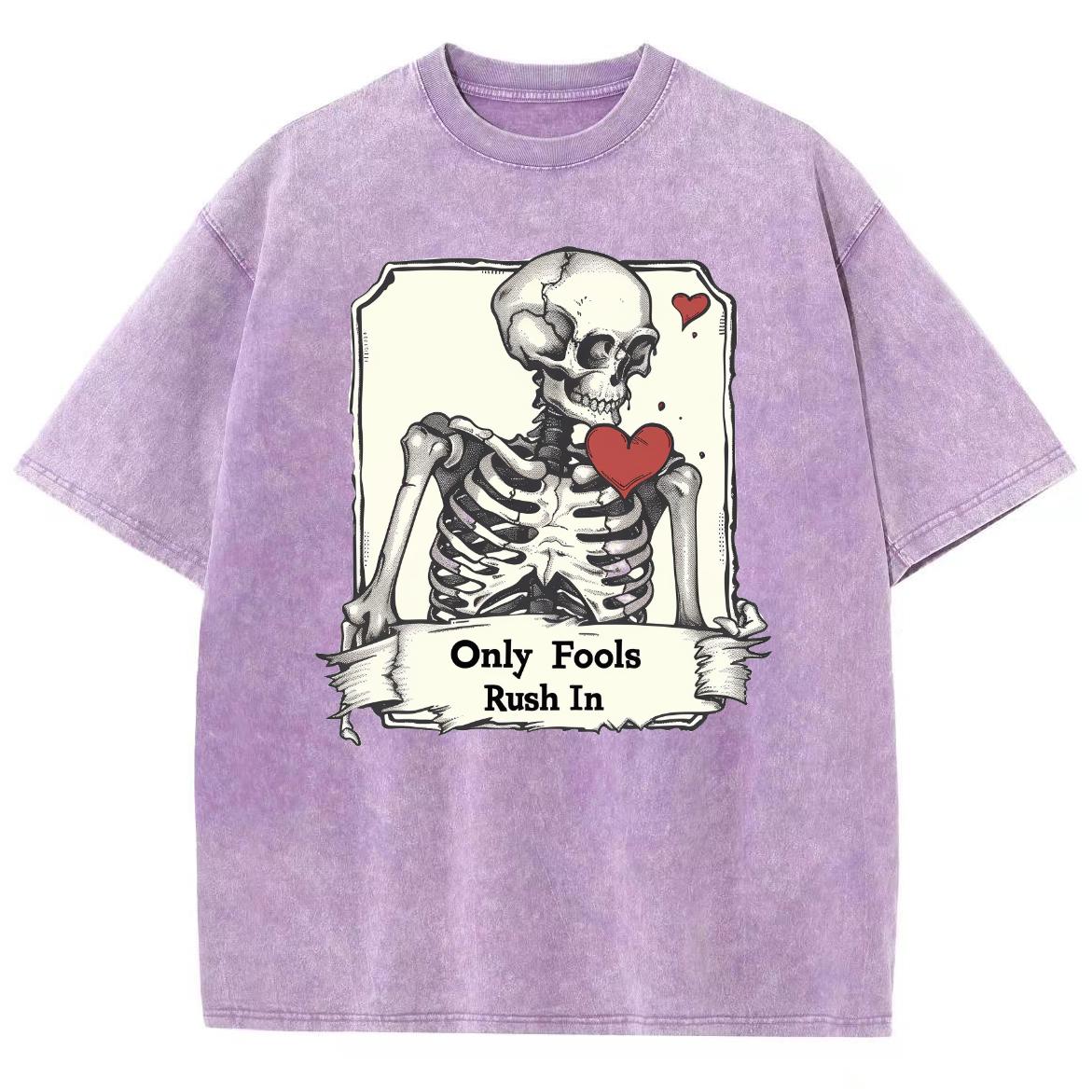 

Романтичный принт черепа и сердца женская футболка стираный деним хлопок удобный короткий рукав унисекс мужчины женщины черная футболка 2XL