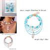 Collier de Perles Coquillage Mode pour Femmes avec Pendentif en Alliage pour un Style Décontracté d'Été