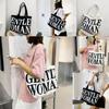 Trendy Stylish Canvas Tote Bag For Women Large Capacity With Soft Versatile Design