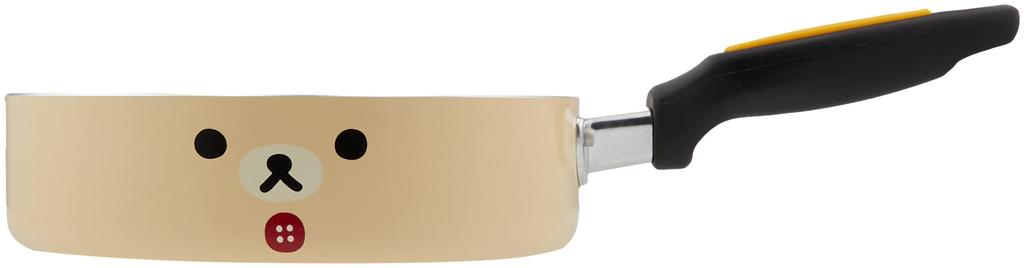Tamahashi Korilakkuma Frying Induction and Gas Wide RK-41 Pan, 20cm, Compatible, Deep, Base, Non-Stick