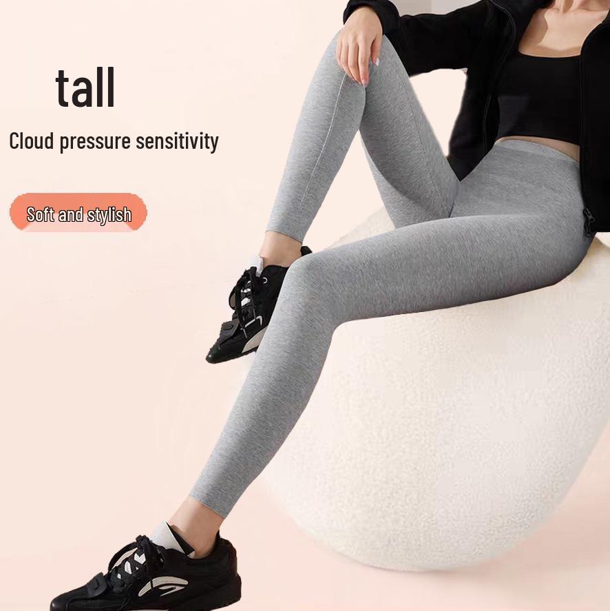 Women's High-Waisted Thermal Yoga Leggings with Hip Lift and Tummy Control - Autumn/Winter Velvet Lined.