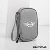 BAGW4 2026 Car Sticker Portable Storage Bag for Keys Car Driver's License Cable Gadget Card Pouch For MINI CooperS John-Cooperwork