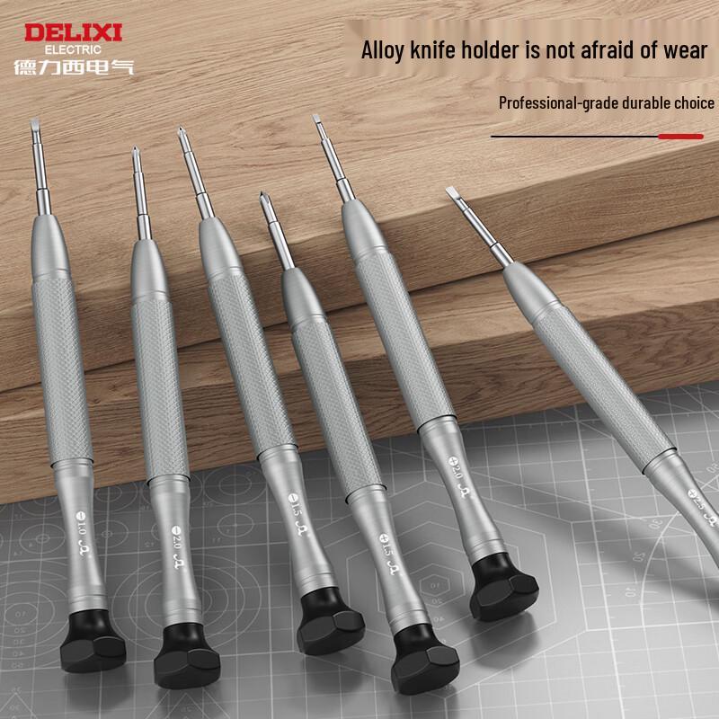 DELIXI ELECTRIC 6-Piece Precision Screwdriver Set