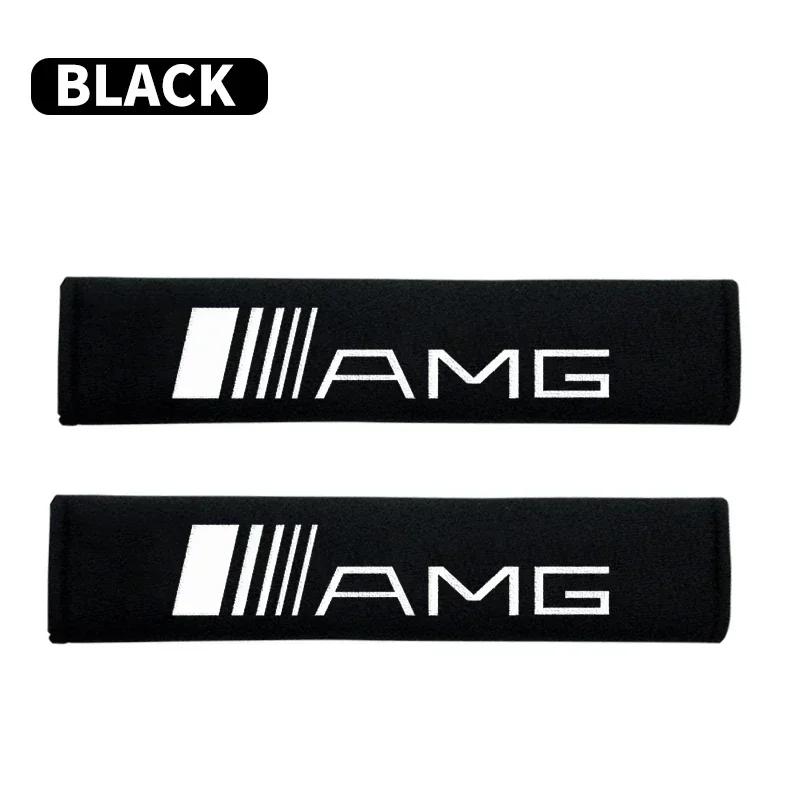 Car Seat Belt Shoulder Protector Cover Auto Accessories For Mercedes Benz AMG W204 W205 W212 W213 W221 W177 W246 GLA GLC CLA A