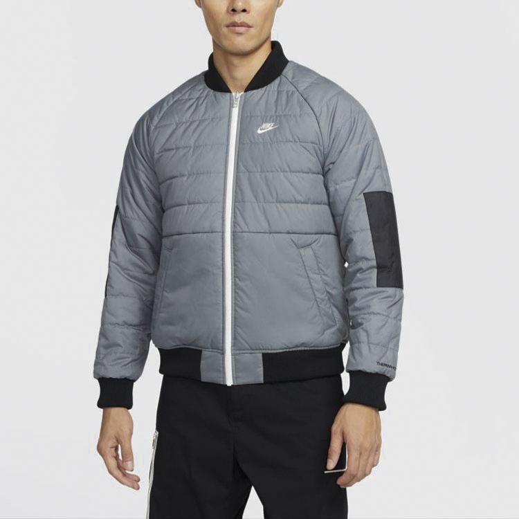 Nike Reversible Stand Collar Sport Cotton Jacket Men Jacket Black DD6850-010