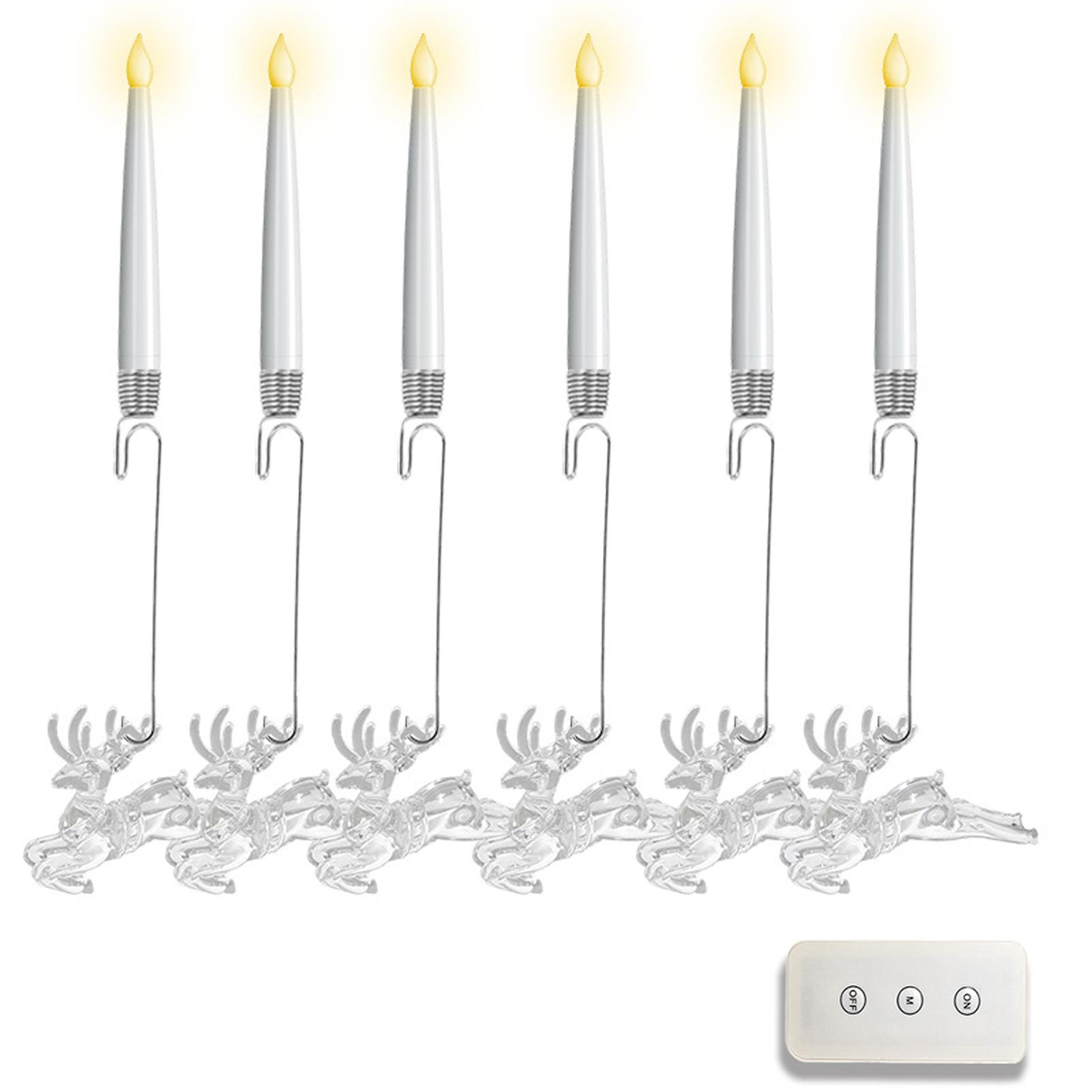 

Christmas Tree With Remote Clear Ball Crystal Ball Hook, Christmas Decor With Crystal Hooks Tree Candles ,For Christmas Decor