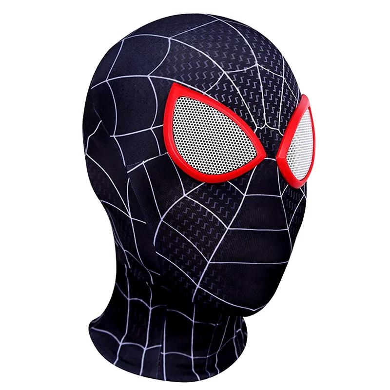New Gwen Stacy 3D Mask For Adults, Superhero, Iron Man, Cosplay, Miles Morales, Spiderman, Halloween Costume Props Headgear