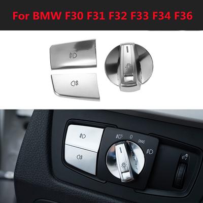 Voor BMW 3/4 serie 3GT F30 F31 F32 F33 F34 F36 auto koplamp schakelaar decoratieve stickers interieur modificatie
