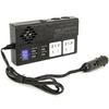 Falownik samochodowy o mocy szczytowej 500 W DC 12 V 24 V na AC 220 V 4 USB Modyfikowany przetwornik sinusoidalny z przełącznikiem ON/OFF Wyświetlacz cyfrowy