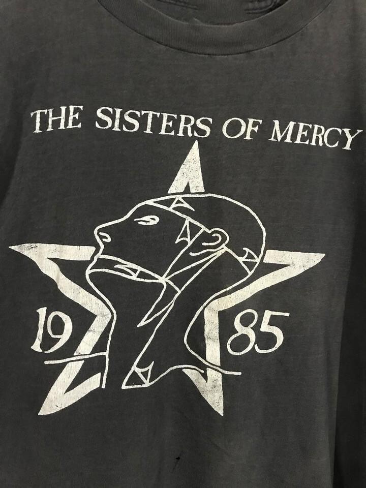 Vintage 1985 The Sisters of Mercy Black Unisex Cotton TShirt S234XL S