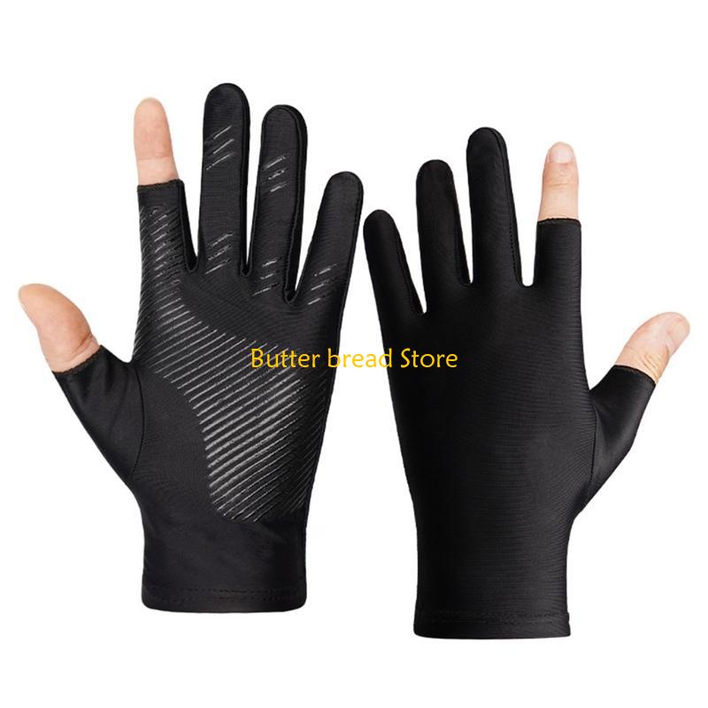 W89C High Elasticity Antislip Cooling Gloves for Cycling Fitness Fishing and Driving