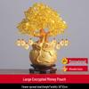 Glückbaum Citrin Ornament für Wohnzimmerdekoration oder Eröffnungsgeschenk