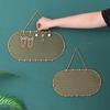 Hanging Earring Holder Wall Mounted Jewelry Organizer Earring Holder Grid Shape Display Earring Organizer