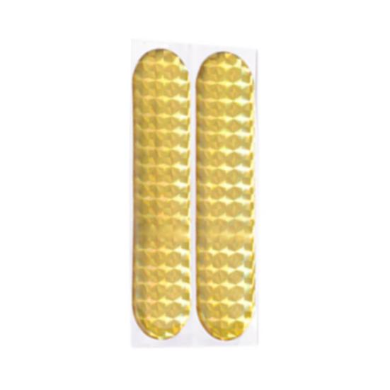 2Pcs Anti-collision Epoxy Car Door Reflective Warning Stickers Auto Decoration