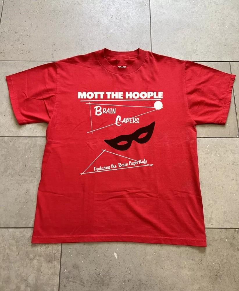 Brain Capers Mott the Hoople Band  Полный размер S-5XL OM2055 Унисекс Футболка L