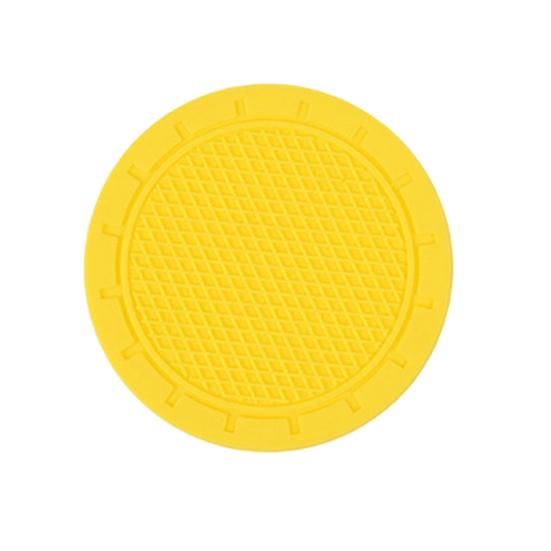Car Coasters Anti Slip PVC Cup Holder Insert Mats 2.76" Diameter Compact Cup Holders Universal Car Interior Vehicle Accessories