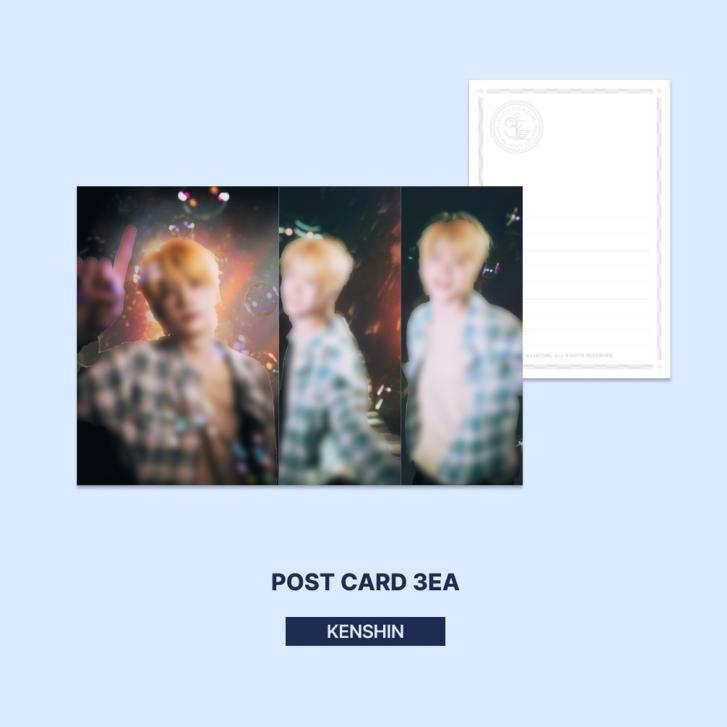 Vorbestellung CLOSE YOUR EYES 2026 Season's Greetings MD Hologramm Postkartenset