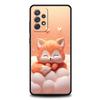 Phone Case for Samsung Galaxy A55 A53 A52 A52S A51 A41 A35 A32 A25 A23 A15 A13 A71 A72 5G Soft TPU Shell Cute Animal Fox Fundas