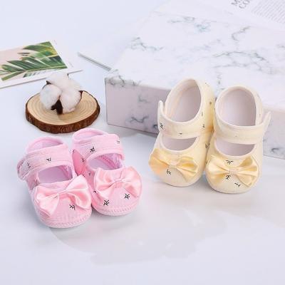 0-12 Monate Schuhe mit weicher Sohle Niedliche Schleife Prinzessin Schuhe Hohe Qualität Kleinkind Schuhe Säugling Kleinkind