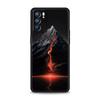 Black Mountain Peak Phone Case For Oppo A17 A31 A54 A57 A78 A79 A98 Find X5 X6 Reno 6 7 8 10 11 12 13 F Pro 5G Soft TPU Cover