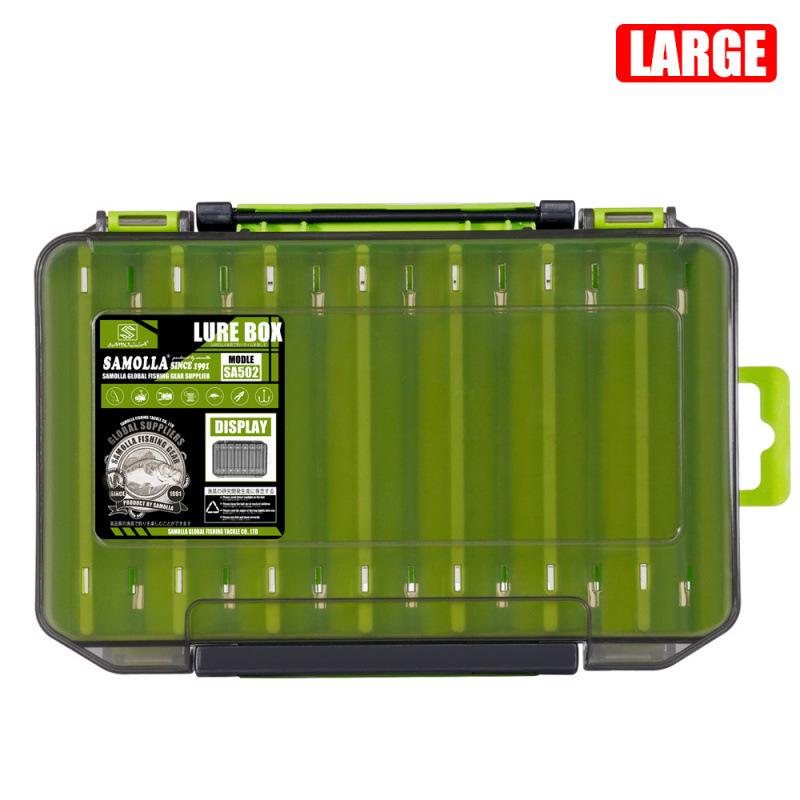 Double-Layer Multi-Functional Fishing Lure and Soft Bait Storage Box