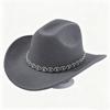 Men and Women Jazz Top Hat Party Festival Stage Performance Simple Top Hat Premium Wool Hat Western Cowboy Hat