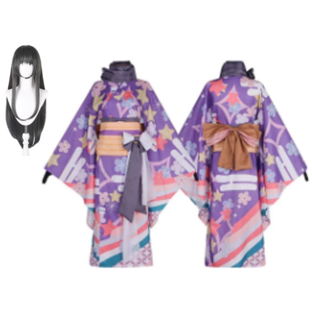 Puella Magi Madoka Magica Kaname Madoka Cosplay Kimono Anime Carnival