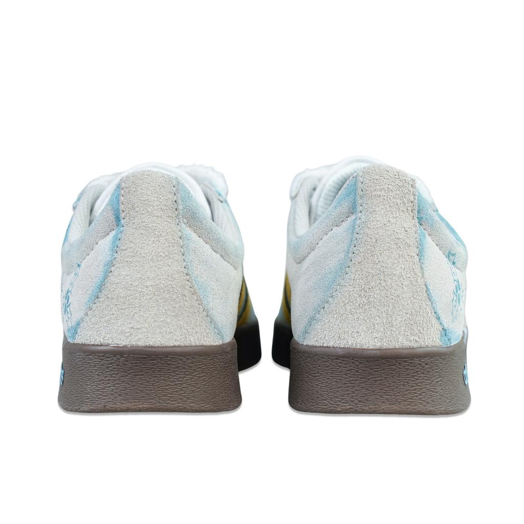 adidas VL COURT 2.0 Abrasion Resistant Low Top Skateboard Shoes Unisex Light Blue HQ1802(Team695-)