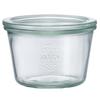 WECK MOLD SHAPE WE-741 300ml | Glass Storage Container with Plastic Cover and KAMIYA Sticker
