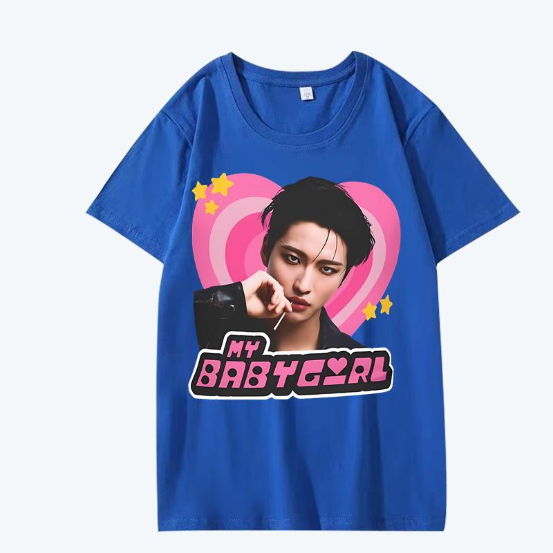 Ateez Seonghwa Magazine Y2k Babygirl T Shirt Unisex Women Oversized 100 Cotton Hot Sale Short Sleeve Summer Unisex Plus Size Tops
