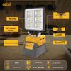 Jingdewei Portable LED Work Light with Lithium Battery for Outdoor and Auto Repair